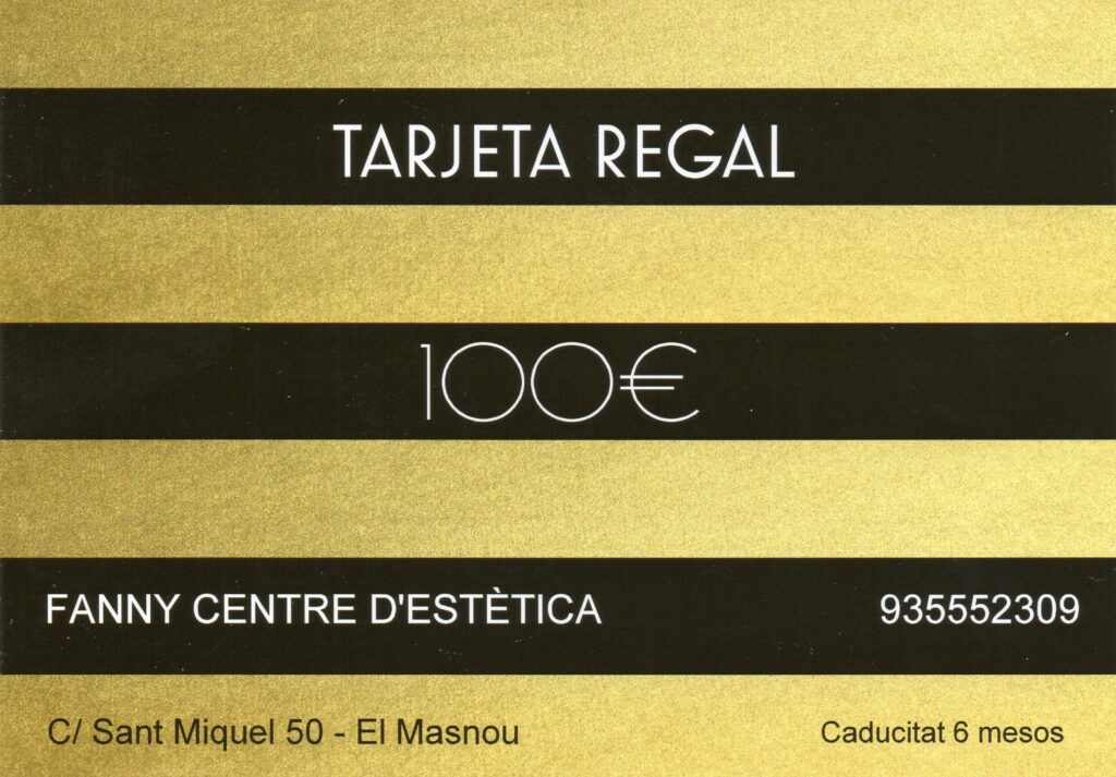 Tarjeta regal de 100€