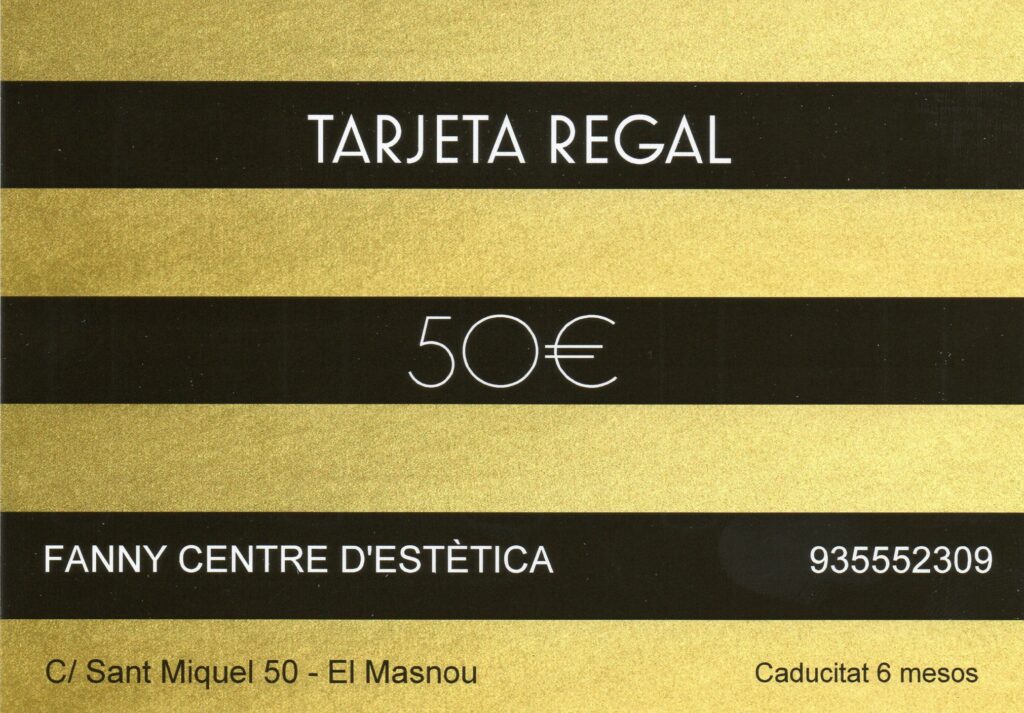 Tarjeta regal de 50€